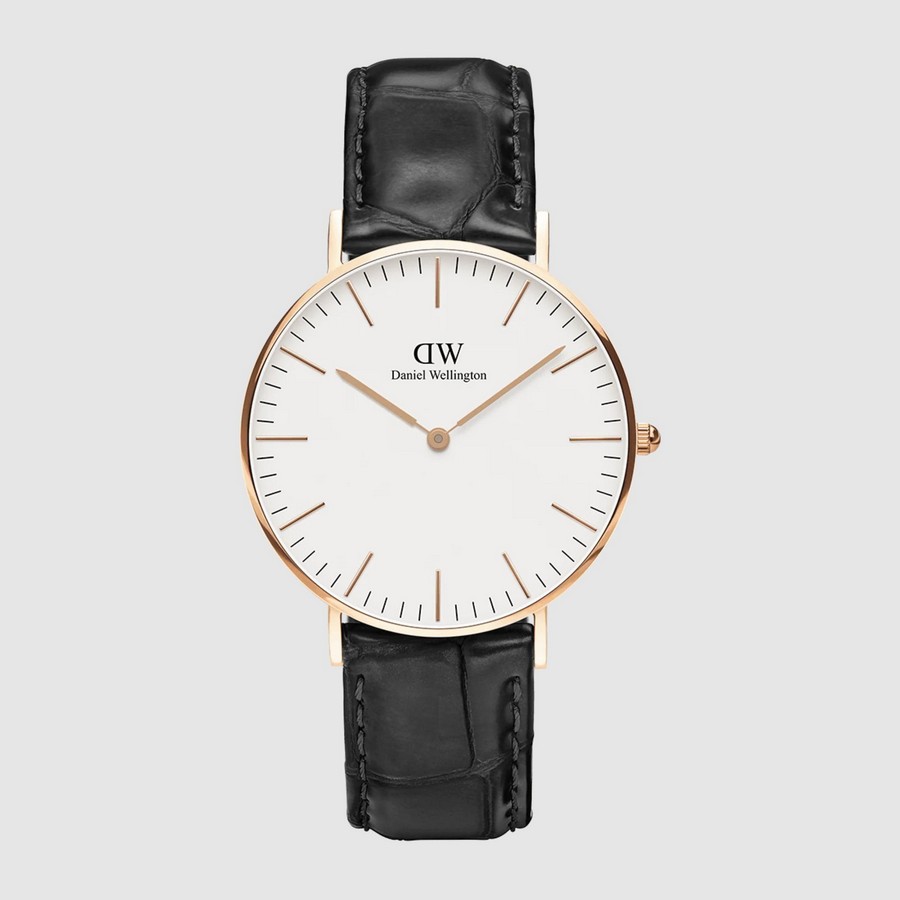 Đồng Hồ Dw Daniel Wallington Classic Reading Nam Trắng Xám Vàng